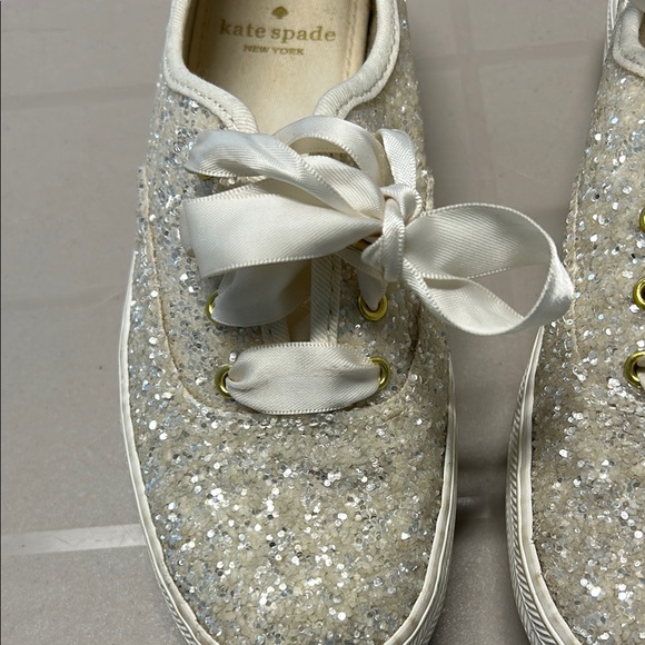 Keds for Kate Spade Silver Glitter Sneakers - Picture 6 of 16